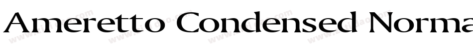 Ameretto Condensed Normal字体转换